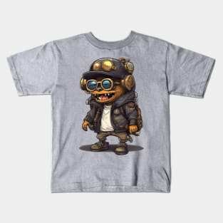 Cute steam punk Monster Kids T-Shirt